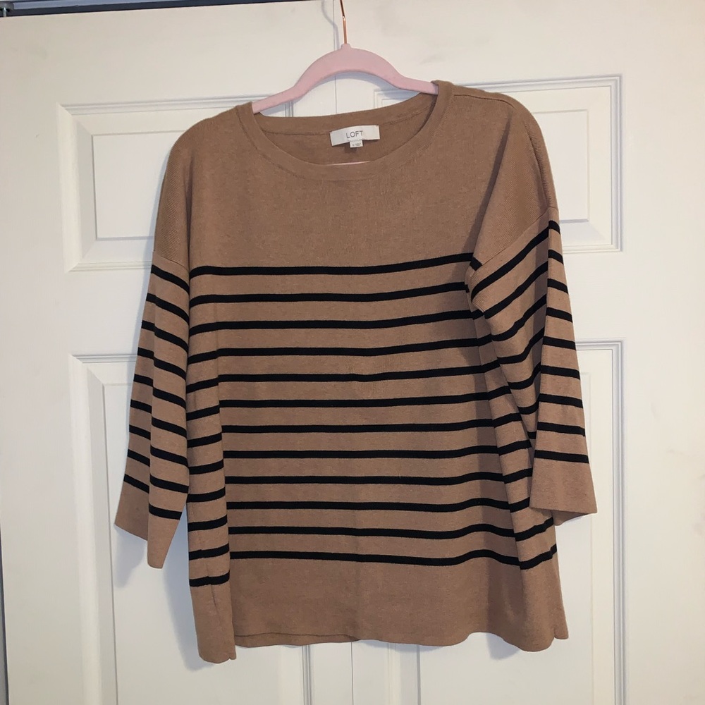 LOFT sweater with split back